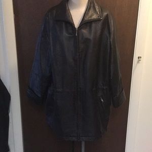 *Via Accenti Leather Jacket